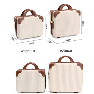 Sac de toilette miniature tendance de 14 pouces, léger, imperméable, boîte à mot de passe portable, fermeture à glissière, petite <span class=keywords><strong>valise</strong></span> - Product Image 3