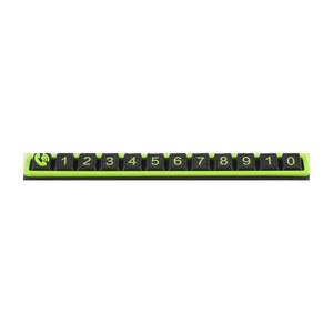 Señal de estacionamiento temporal, señal de número de estacionamiento, accesorios para coche, decoraciones interiores, tarjeta fluorescente creativa para coche, teléfono - Product Image 1