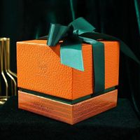Boîte cadeau rigide en papier avec poignée, boîte à dragées en papier d'art pour mariage, fête prénuptiale, fiançailles, emballage de remerciement et de cadeaux de retour