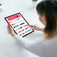 EXW Tablet PC Android 12 10.1 inci, RAM 2GB penyimpanan 32GB 1.3GHz Quad Core layar sentuh kapasitif buatan Tiongkok