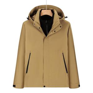 เสื้อโค้ทมีฮู้ดกันน้ำสำหรับผู้ชายเสื้อโค้ทขนแกะขั้วโลกเนื้อผ้านุ่มกันน้ำออกแบบได้ตามต้องการ - Product Image 4