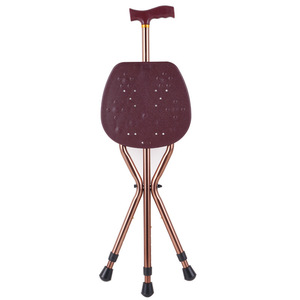 Bastón de Aleación de Aluminio Dakang con Asiento, Trípode, Altura Ajustable para Personas Mayores - Product Image 3