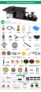 1850W Integrated Jewelry Polisher Gemstone Cutting Machine Small Table Grinder Jade Polishing <strong>Equipment</strong> for <strong>Bead</strong> Jade <strong>Processing</strong> - Product Image 3