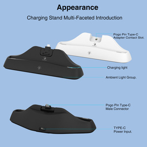 Station de charge Hc-P3711 avec éclairage RVB, interface Type-C, chargeur rapide pour Playstation PS5, streaming, <span class=keywords><strong>accessoires</strong></span> de jeu PS - Product Image 2