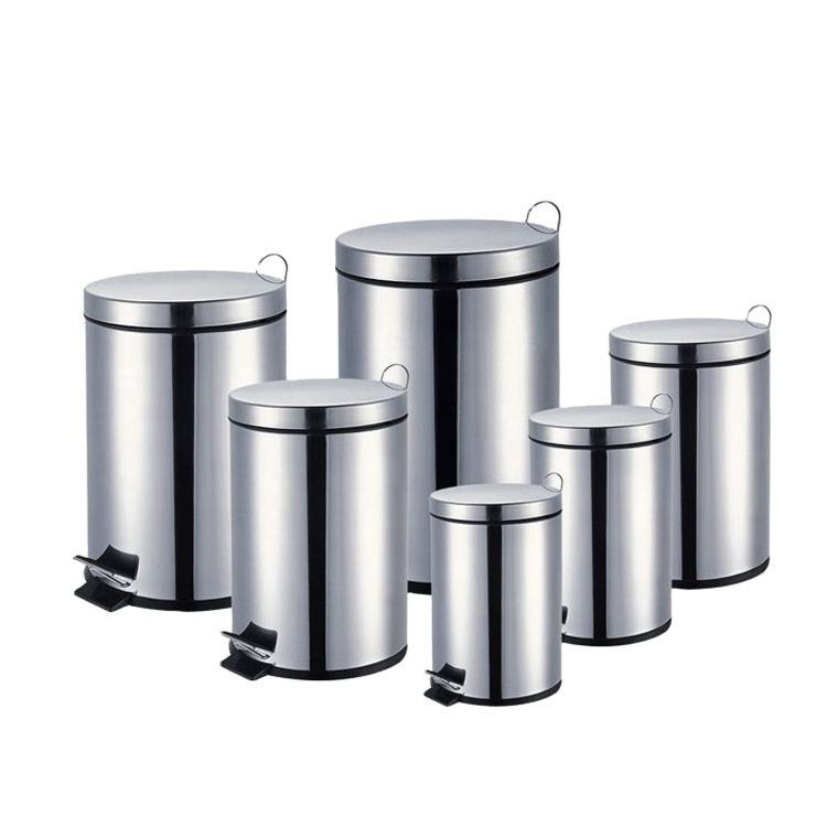 Sunshine Metal Round Step Garbage Can
