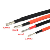 Großhandel Verzinntes Kupferleiter Solarkabel XLPO-Isolierung PV1-F H1Z2Z2-K 2,5mm 4mm 6mm 10mm 16mm Solarkabel