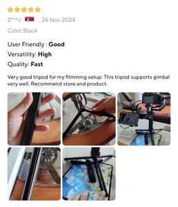 Hợp kim nhôm kim loại <span class=keywords><strong>Mini</strong></span> Tripod đứng cho DJI Zhiyun Feiyu Gimbal xử lý Grip ổn định DSLR máy ảnh <span class=keywords><strong>Monopod</strong></span> Tabletop cầm tay - Product Image 2