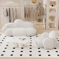 Canapé sectionnel moderne et minimaliste de luxe en velours à trois places avec pieds pour villas, entrepôts, écoles, salons et espaces lounge design