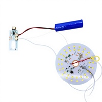 Accessoires pour lampe de table LED, cartes de circuits imprimés 5V, source lumineuse bicolore blanc chaud avec contrôle tactile LED, rechargeable 5V