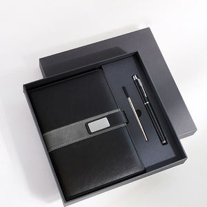 สมุดโน้ต A5แบบปรับแต่งได้หรูหราชุดของขวัญพร้อมปากกาความร้อน USB ขายส่งธุรกิจ PP ปกกระดาษเย็บปกโรงเรียน - Product Image 4