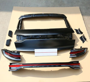 Para Porsche <span class=keywords><strong>Macan</strong></span> 2014-2017 actualización a <span class=keywords><strong>2018</strong></span>-up luces traseras luz trasera luces traseras tapa del maletero del coche puerta trasera - Product Image 2