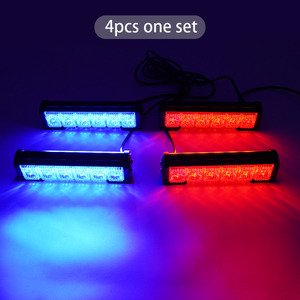 Nueva Barra de Luces Estroboscópicas de 6 <span class=keywords><strong>LED</strong></span>, Luz de Advertencia de Emergencia Intermitente Roja y Azul, IP65 Impermeable, 12-24V, Aluminio, Baliza para Tráfico y Bomberos - Product Image 5