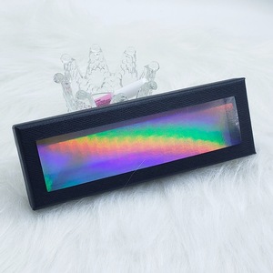 Nouvelle arrivée boîte d'emballage vide de <span class=keywords><strong>faux</strong></span> ongles imprimée personnalisée en stock boîte d'emballage de luxe à poser sur les ongles noire design personnalisé - Product Image 5