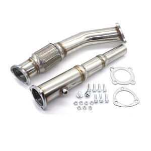 Tuyau de descente de voiture pour Volkswagen <span class=keywords><strong>Golf</strong></span> Jetta MK4 <span class=keywords><strong>GTI</strong></span> New Beetle <span class=keywords><strong>1</strong></span>.8T 1999-2004 Tuyau de descente pour Audi TT 180 FWD Stain Steel - Product Image 1