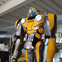 Kostum Cosplay Halloween Robot Kostum Maskot Pesta CosPlay Kostum Pria Pesta Ulang Tahun Paskah Natal