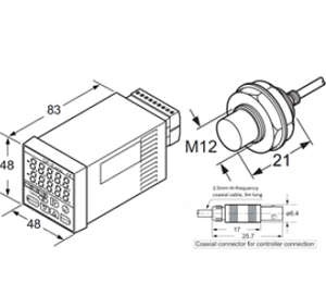 GP-XC12ML - Capteur de vision industriel 12MP IP65 avec inspection visuelle/sortie de données - Product Image 2