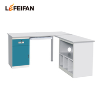 Bureau d'hôpital en acier laminé à froid, moderne, modulaire, plusieurs tailles, table d'ordinateur, table personnalisable