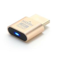 Écran LED HDMI virtuel 4K, adaptateur émulateur HDMI DDC EDID, prise factice HDMI, émulateur LED factice