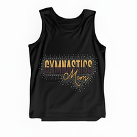 Transferts de strass personnalisés pour maman gymnaste, motifs thermocollants pour T-shirt