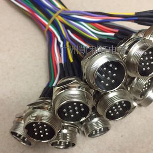 สายเคเบิลคู่ตัวเมียกับตัวเมียชุบนิกเกิลอุปกรณ์กระจายพลังงานยานยนต์พร้อมสายซ็อกเก็ต - Product Image 3