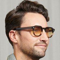 Lunettes de soleil carrées classiques rétro de haute qualité Finewell 2515, fabriquées à la main en acétate, pour la vente en gros (B2B), OEM, ODM.