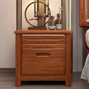 Hot-Selling Durable Eco-Friendly Solid Wood Multi-Functional <b>Bedside</b> <b>Table</b> Modern Minimalist Design Apartment Bedroom Storage - Product Image 6