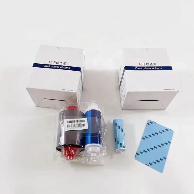 Orignal Seaory S21 S22 S26 S28 Card Printer Full Color Ribbon 300 Prints YMCKO Ribbon