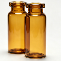 Bouteille en verre transparent de haute qualité de 3 ml, 5 ml, 7 ml, 8 ml, 10 ml, 15 ml, 20 ml, 25 ml, 30 ml