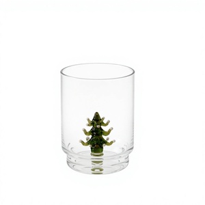 Verres à boire transparents en borosilicate faits à la main de 220 ml, sans plomb, pour whisky, eau, jus, réutilisables, en gros - Product Image 2