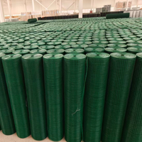 Lage-profiel groene PVC-gecoate gelaste gaasrol voor de omheining van archeologische opgravingen en bescherming van erfgoed.