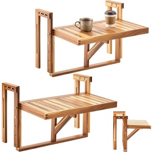 <span class=keywords><strong>Table</strong></span> suspendue personnalisée <span class=keywords><strong>pour</strong></span> <span class=keywords><strong>balcon</strong></span>, <span class=keywords><strong>table</strong></span> pliante en bois d'acacia <span class=keywords><strong>pour</strong></span> balustrade, hauteur et largeur réglables, bureau de <span class=keywords><strong>balcon</strong></span> extérieur - Product Image 1