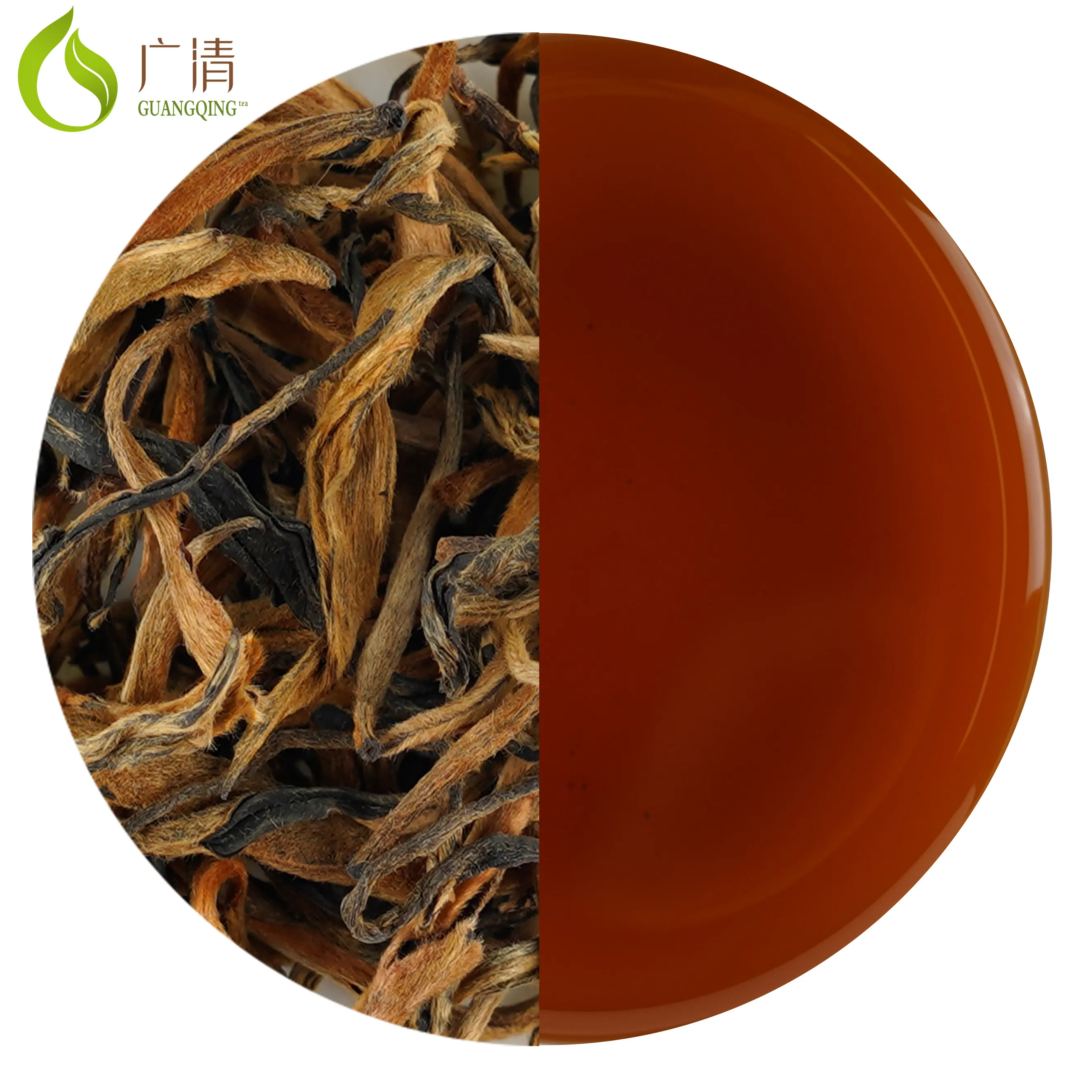 GUANGQING China Healthy Yunnan Golden Bud Black Tea Large leaf Black Tea