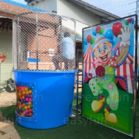 Machine à bassin de plongée portable en plastique avec escalier intégré, certifiée TUV, pour location événementielle