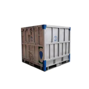 Ibc konteyner Ibc konteyner 1000L paslanmaz çelik Ibc konteyner Tote tankı kimyasal ambalaj ve nakliye