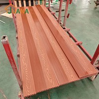 Planches de terrasse en WPC résistantes au feu, revêtement composite imperméable pour sols extérieurs destiné aux projets de bâtiments commerciaux
