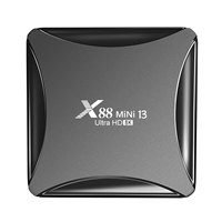 X88 Mini 13 4K Android 13 Smart TV Box RK3528 WiFi de Doble Banda 2.4G/5G BT5.0 Control por Voz Reproductor Multimedia de 12 Meses IPTV Set Top Box