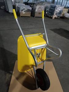 Chariot à roues robuste modèle européen WB6414T, capacité 160 kg, pour <span class=keywords><strong>transport</strong></span> de béton industriel, avec poignée confortable - Vente flash - Product Image 6