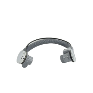 Brass Chrome Handle Control Pop-up Bathtub <strong>Drain</strong> <strong>with</strong> <strong>Overflow</strong> for Bathroom for Waste Management - Product Image 1