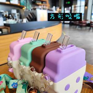 Bouteille <span class=keywords><strong>d</strong></span>'eau portable créative et mignonne en forme de dessin animé pour l'été, avec sangle, pour glaces et sucettes glacées, pour bébés, enfants, étudiants, logo personnalisé - Product Image 3