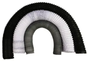 HVAC Ventilation Tools Pvc Aluminum Combi Non-insulated Flexible Round Duct Combi Pvc Flexible Duct For Fresh Air System