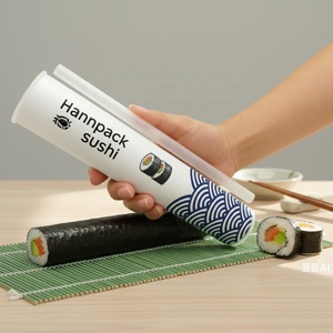 Customizable Disposable Eco-Friendly Biodegradable Stamping Push Sushi Pop <b>Cardboard</b> <b>Tube</b> Box Packaging D50mm*H220mm Wholesale - Product Image 6