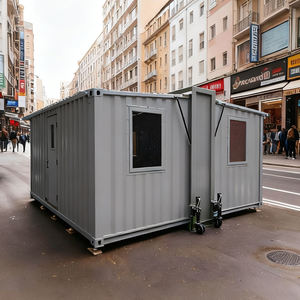 Vente directe d'usine de maisons en conteneur <span class=keywords><strong>à</strong></span> double aile en acier personnalisables <span class=keywords><strong>à</strong></span> usage polyvalent pliable pour les villas modernes et durables - Product Image 1