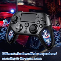 Manette de jeu sans fil Honcam P5 Gyroscope Turbo avec boutons arrière remappables, joystick à effet Hall, déclencheur et éclairage RGB pour PS5 et tous les jeux