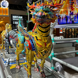 Hochwertige Maßgefertigte Riesige Glasfaser-Tierskulptur Festliche Lebensgroße Statue Wasserdicht UV-Beständig für Einkaufszentren & Feiertagsevents - Product Image 2