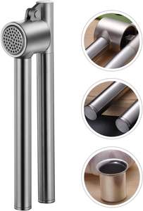 Presse-ail en acier inoxydable 304, presse-ail en alliage Zizi, hachoir multifonction, trancheuse, passe au lave-vaisselle, outil durable - Product Image 3