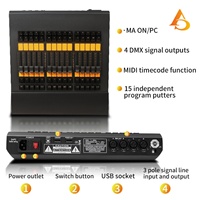 Consola de Iluminación Profesional AICPOSE Grand Ma2 on Pc Fader Wing, Equipo para Fiestas, Precio de Fábrica