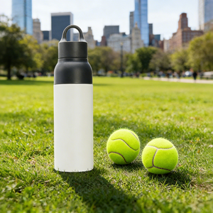 Bouteille isotherme personnalisée en acier inoxydable à double paroi de 500 ml, <span class=keywords><strong>thermos</strong></span> isolé à ouverture à un bouton avec filtre à thé - Product Image 1