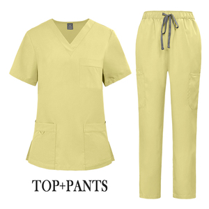 ชุดยูนิฟอร์ม2025สำหรับโรงพยาบาลผ้าบางใส่ได้ทั้งชายและหญิงมีหลายสีใส่สบายฤดูใบไม้ผลิ - Product Image 6