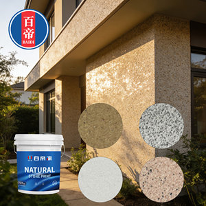Peinture murale décorative extérieure en acrylique pour bâtiment, revêtement en spray de pierre liquide véritable pour extérieur, <span class=keywords><strong>prix</strong></span> abordable - Product Image 2