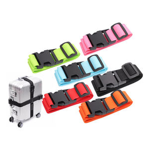 <strong>Personalised</strong> Custom Logo Travel Suitcase Bag Polyester Nylon Adjustable Cross <strong>Luggage</strong> Belt <strong>Strap</strong> With Tsa Coded Lock - Product Image 2